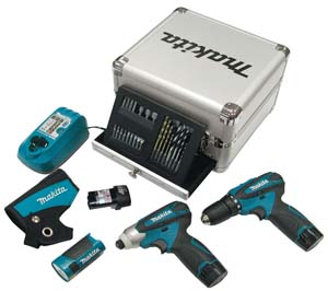 Trapano avvitatore MAKITA DF330DWE 10.8 V, 1.3 Ah, 2 batterie con valigetta