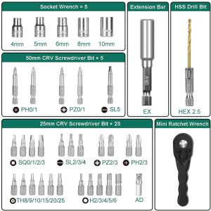 Hychika SD-4C kit accessori